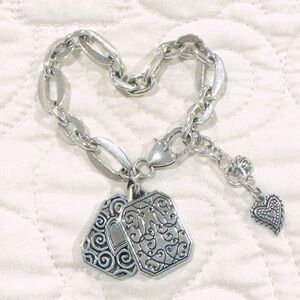 BRIGHTON Cherish Photo Frame/Locket Charm Bracelet